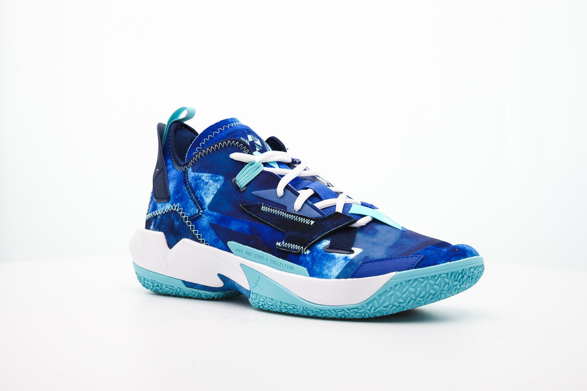 Jordan バスケットボールシューズ ネイビー/ライム 新品 Air Jordan WHY NOT ZER0.4 